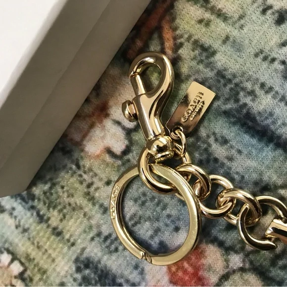 Coach Cherry Keychain - Gold and Red - Picture 3 of 4